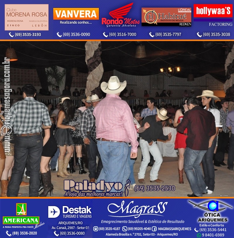 VAMOS LEMBRAR da EXPOARI 2012- Baile do Cowboy em Ariquemes