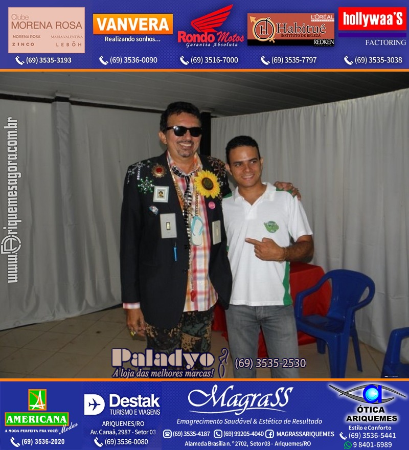 VAMOS LEMBRAR do Baile Brega & Chic 2011 na AABB Ariquemes com cantor e humorista Falcão