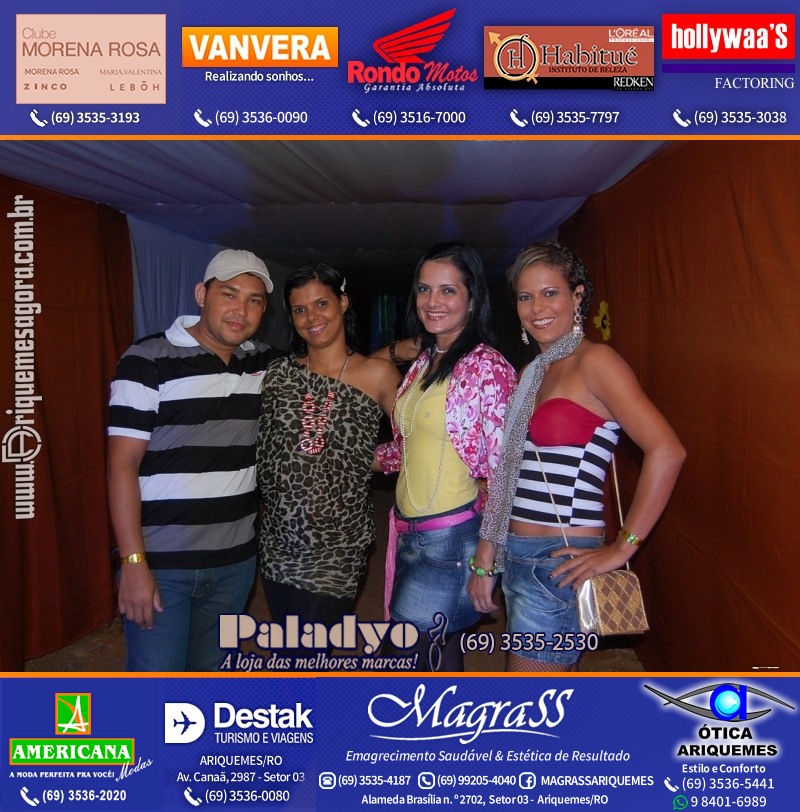 VAMOS LEMBRAR do Baile Brega & Chic 2011 na AABB Ariquemes com cantor e humorista Falcão