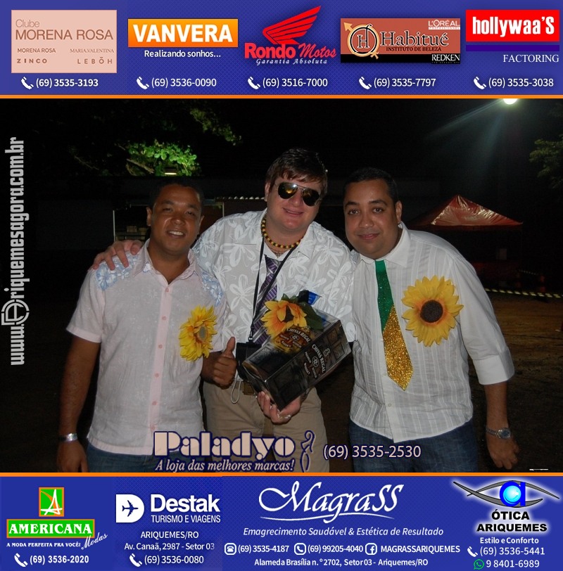 VAMOS LEMBRAR do Baile Brega & Chic 2011 na AABB Ariquemes com cantor e humorista Falcão