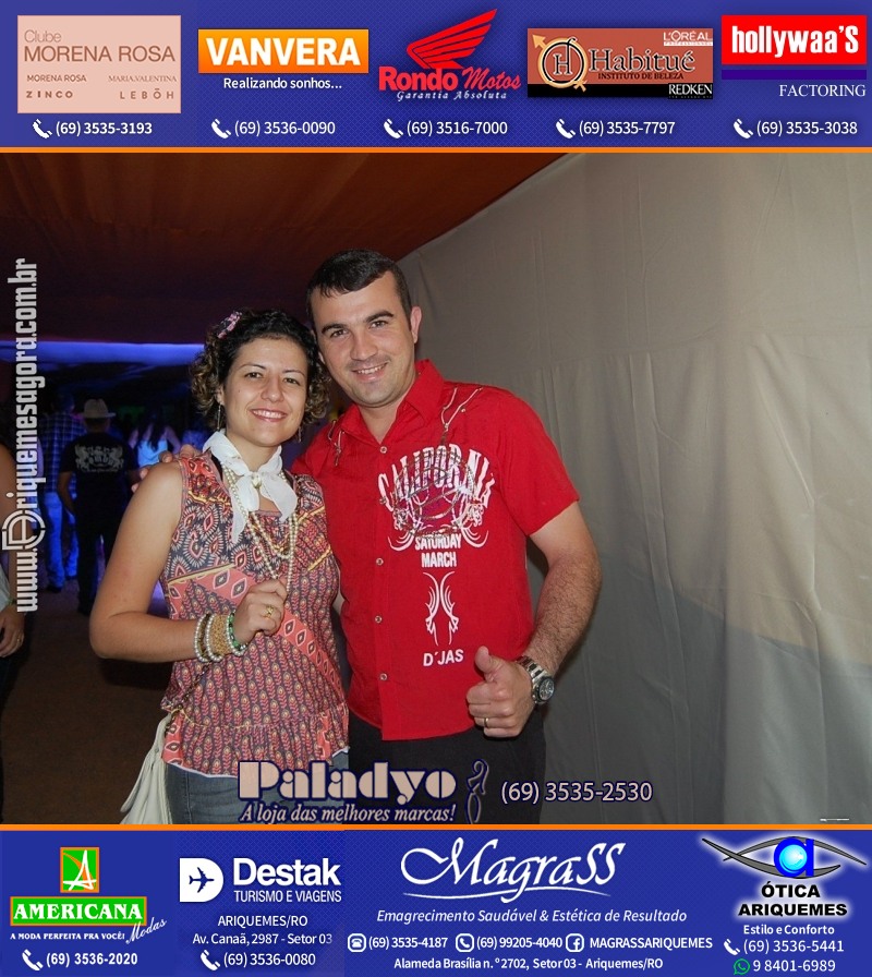 VAMOS LEMBRAR do Baile Brega & Chic 2011 na AABB Ariquemes com cantor e humorista Falcão