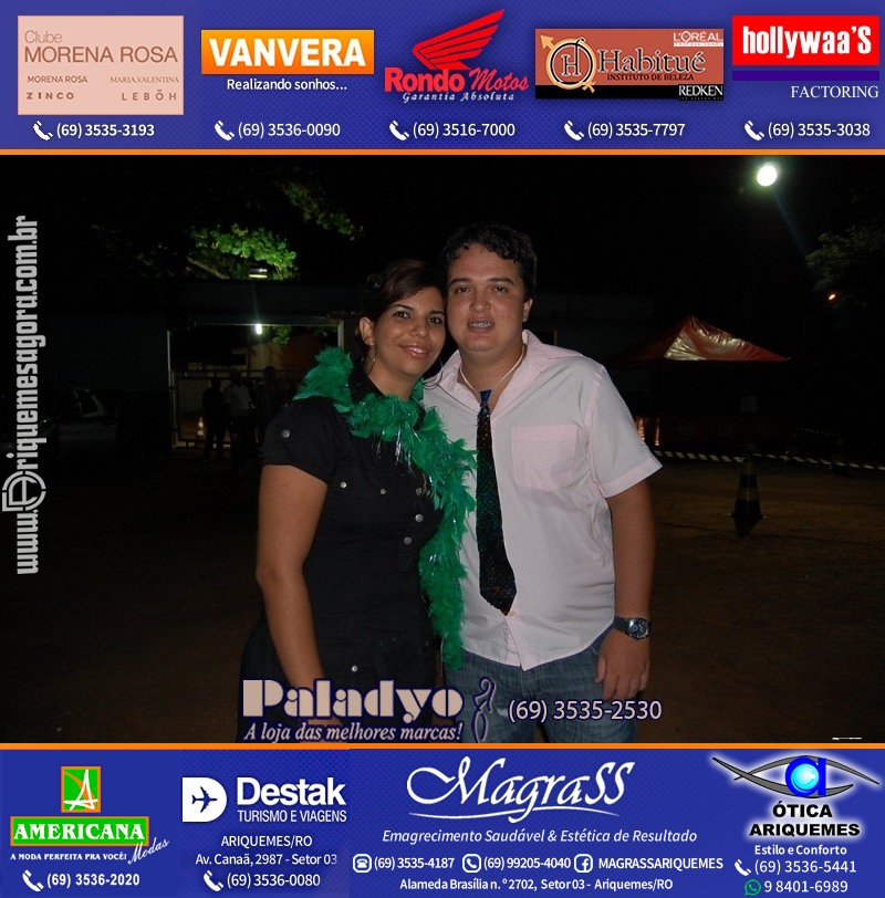 VAMOS LEMBRAR do Baile Brega & Chic 2011 na AABB Ariquemes com cantor e humorista Falcão