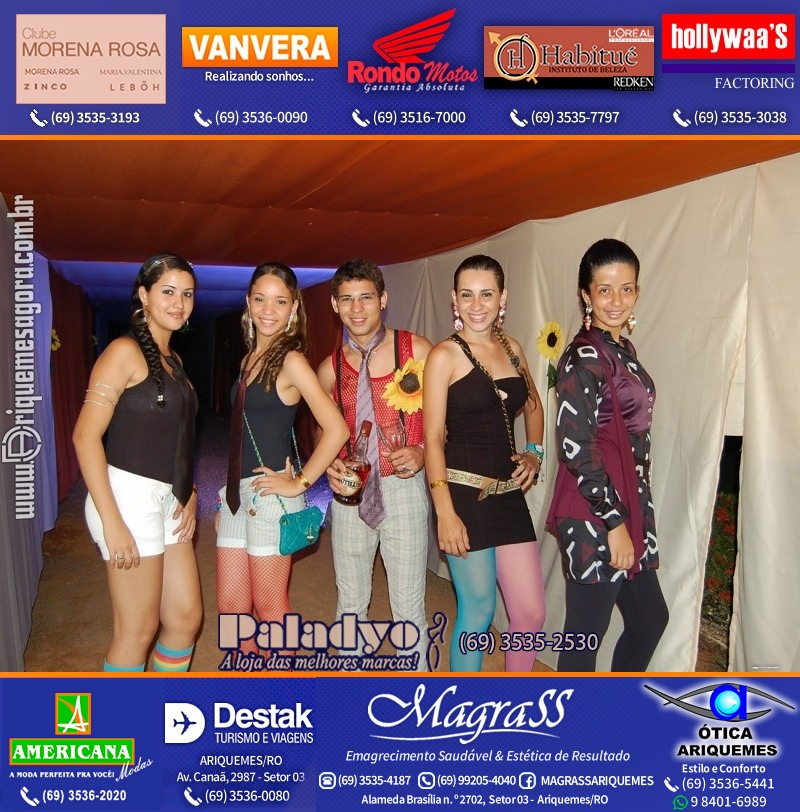 VAMOS LEMBRAR do Baile Brega & Chic 2011 na AABB Ariquemes com cantor e humorista Falcão