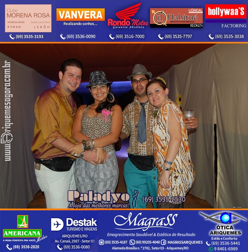 VAMOS LEMBRAR do Baile Brega & Chic 2011 na AABB Ariquemes com cantor e humorista Falcão