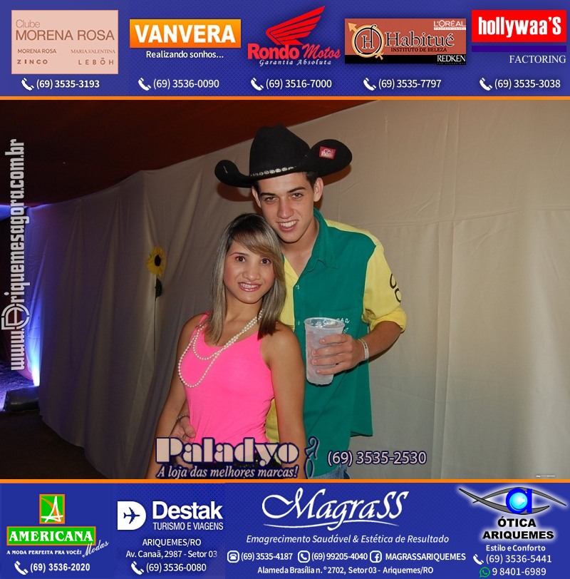 VAMOS LEMBRAR do Baile Brega & Chic 2011 na AABB Ariquemes com cantor e humorista Falcão