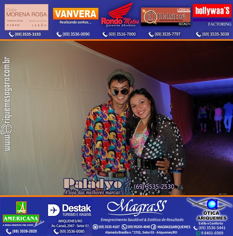 VAMOS LEMBRAR do Baile Brega & Chic 2011 na AABB Ariquemes com cantor e humorista Falcão