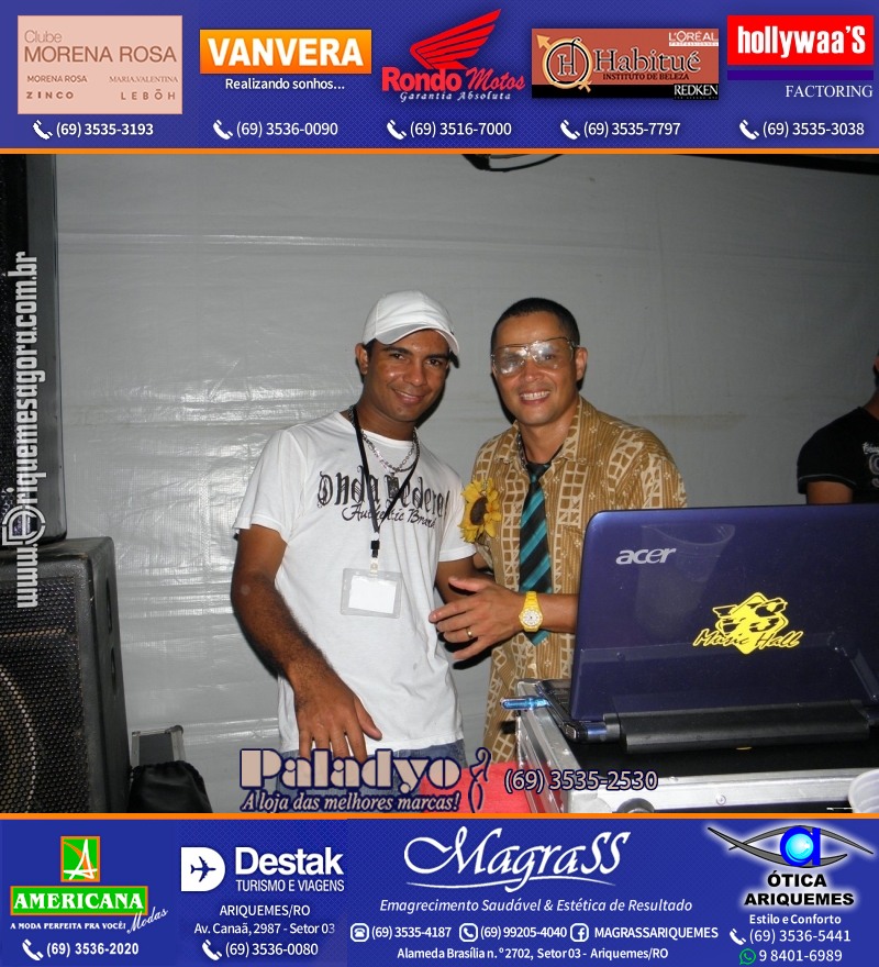 VAMOS LEMBRAR do Baile Brega & Chic 2011 na AABB Ariquemes com cantor e humorista Falcão