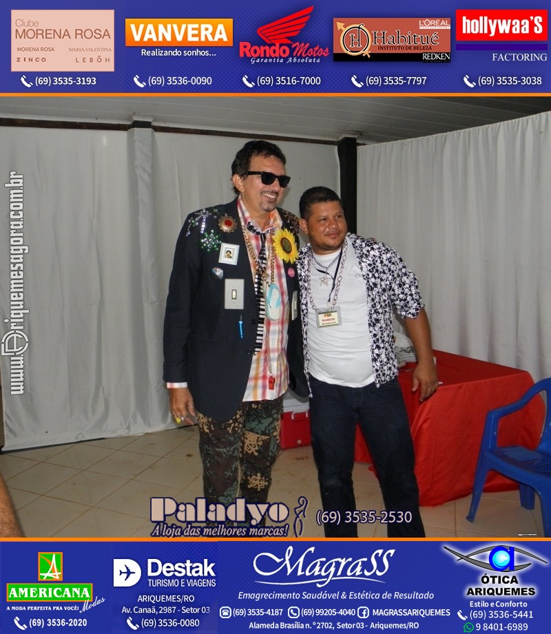 VAMOS LEMBRAR do Baile Brega & Chic 2011 na AABB Ariquemes com cantor e humorista Falcão