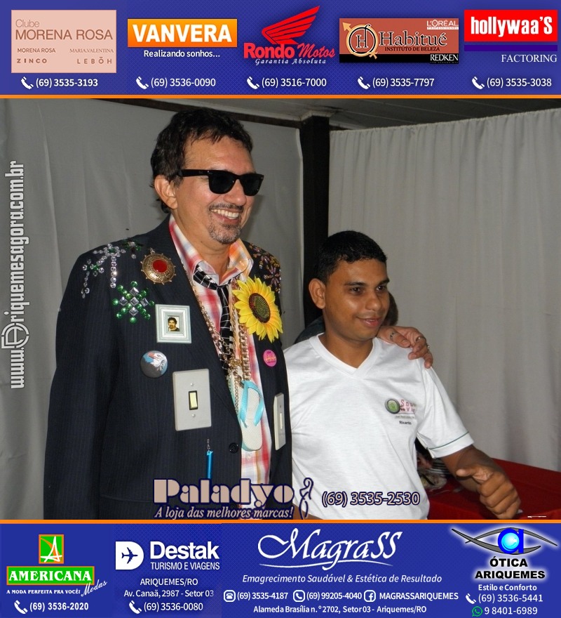 VAMOS LEMBRAR do Baile Brega & Chic 2011 na AABB Ariquemes com cantor e humorista Falcão