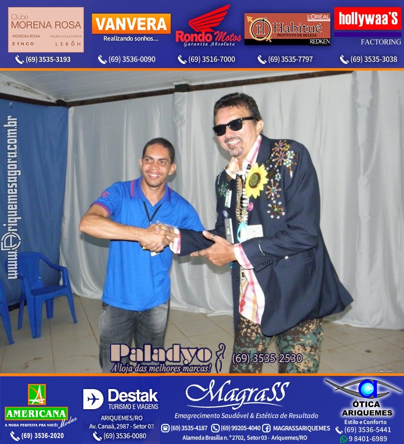 VAMOS LEMBRAR do Baile Brega & Chic 2011 na AABB Ariquemes com cantor e humorista Falcão