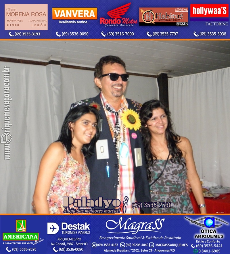 VAMOS LEMBRAR do Baile Brega & Chic 2011 na AABB Ariquemes com cantor e humorista Falcão