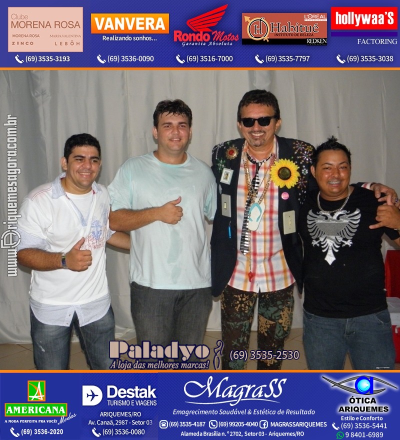 VAMOS LEMBRAR do Baile Brega & Chic 2011 na AABB Ariquemes com cantor e humorista Falcão