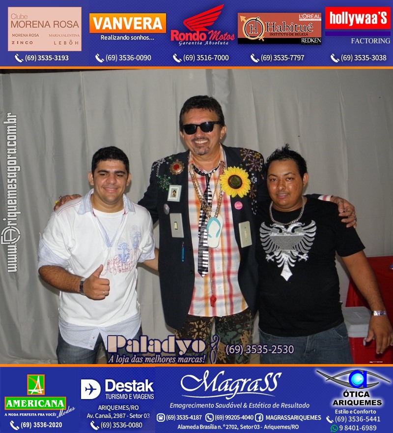 VAMOS LEMBRAR do Baile Brega & Chic 2011 na AABB Ariquemes com cantor e humorista Falcão