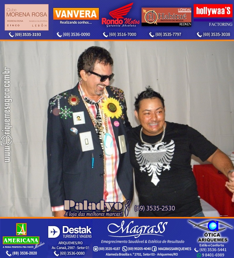 VAMOS LEMBRAR do Baile Brega & Chic 2011 na AABB Ariquemes com cantor e humorista Falcão