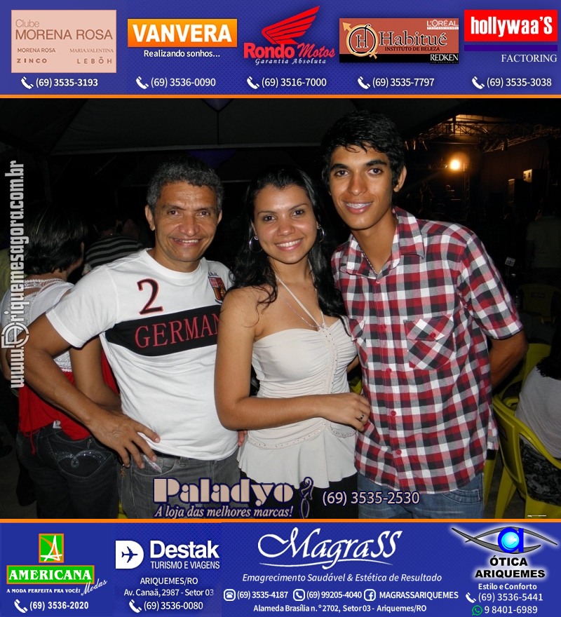 VAMOS LEMBRAR do Baile Brega & Chic 2011 na AABB Ariquemes com cantor e humorista Falcão