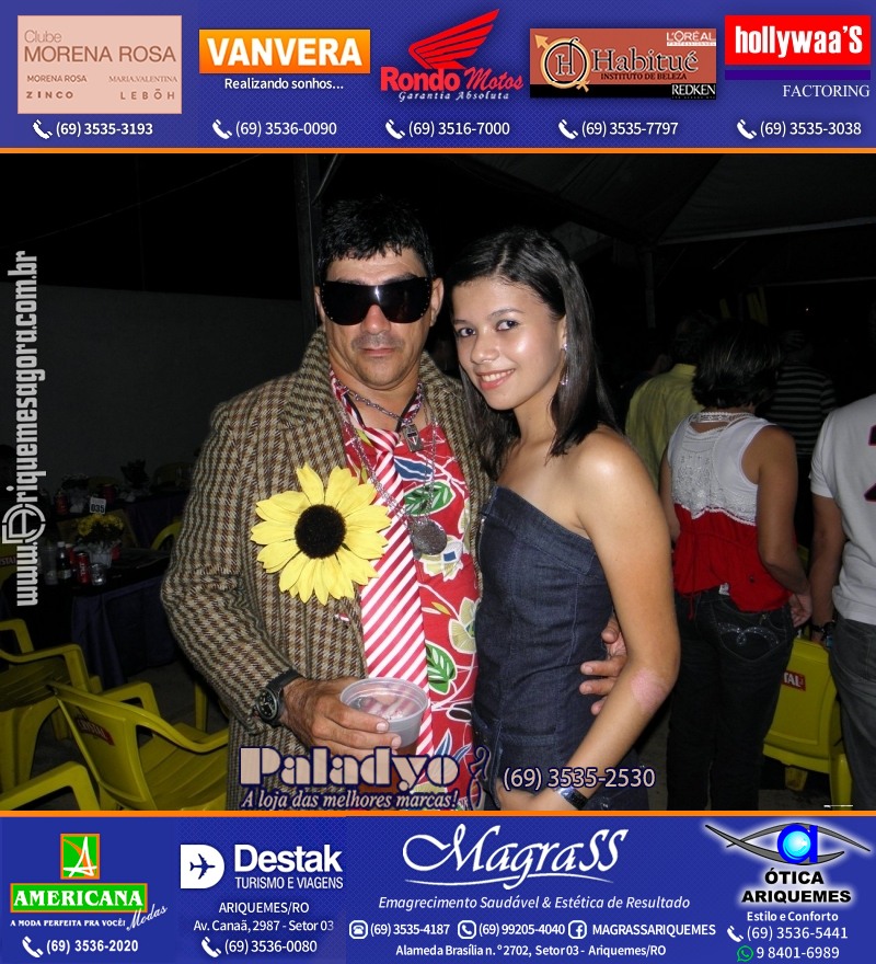 VAMOS LEMBRAR do Baile Brega & Chic 2011 na AABB Ariquemes com cantor e humorista Falcão