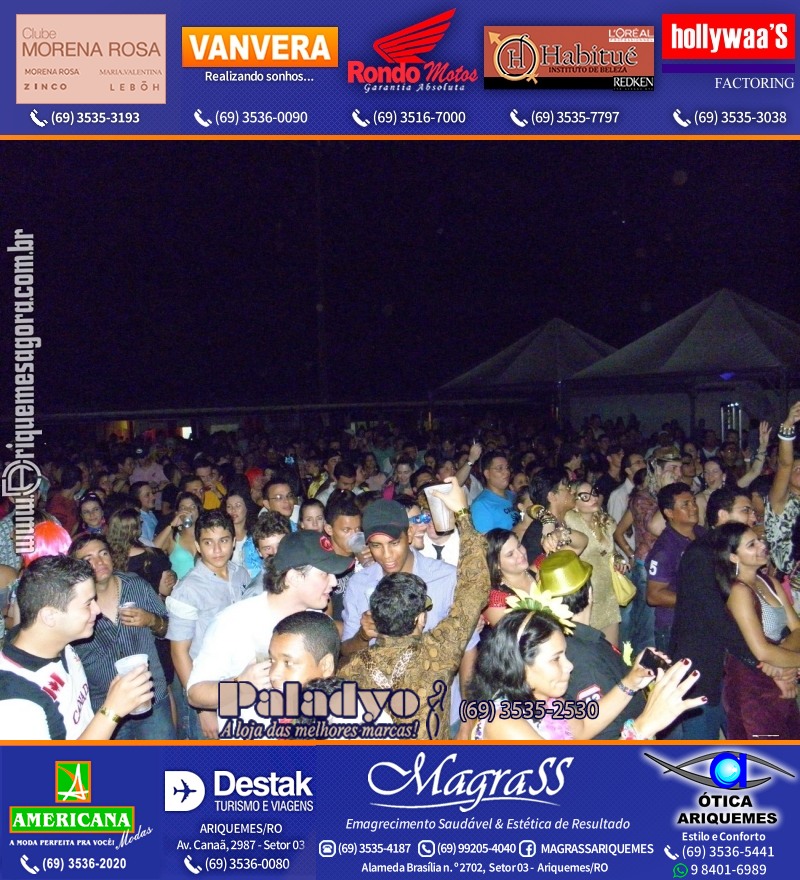 VAMOS LEMBRAR do Baile Brega & Chic 2011 na AABB Ariquemes com cantor e humorista Falcão