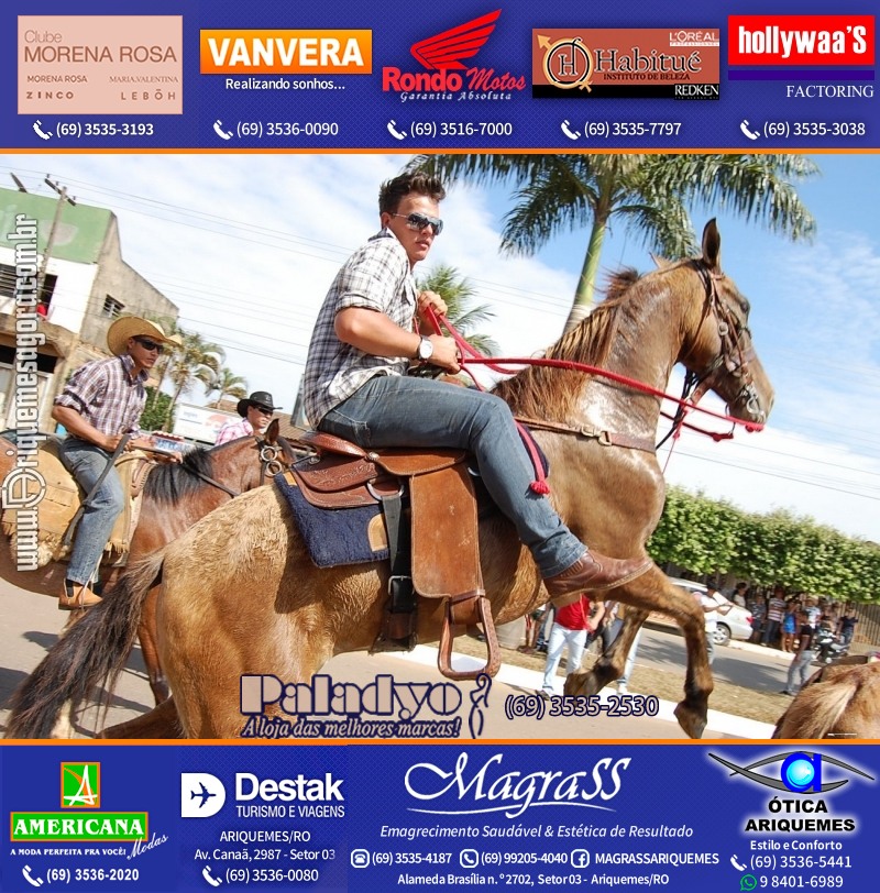 VAMOS LEMBRAR “Porque Recordar é Viver” – Cavalgada de 2012 da EXPOARI em Ariquemes
