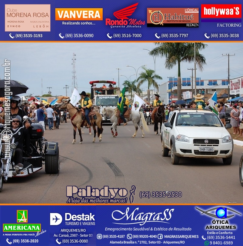 VAMOS LEMBRAR “Porque Recordar é Viver” – Cavalgada de 2012 da EXPOARI em Ariquemes