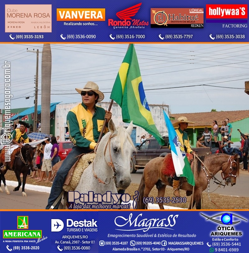 VAMOS LEMBRAR “Porque Recordar é Viver” – Cavalgada de 2012 da EXPOARI em Ariquemes