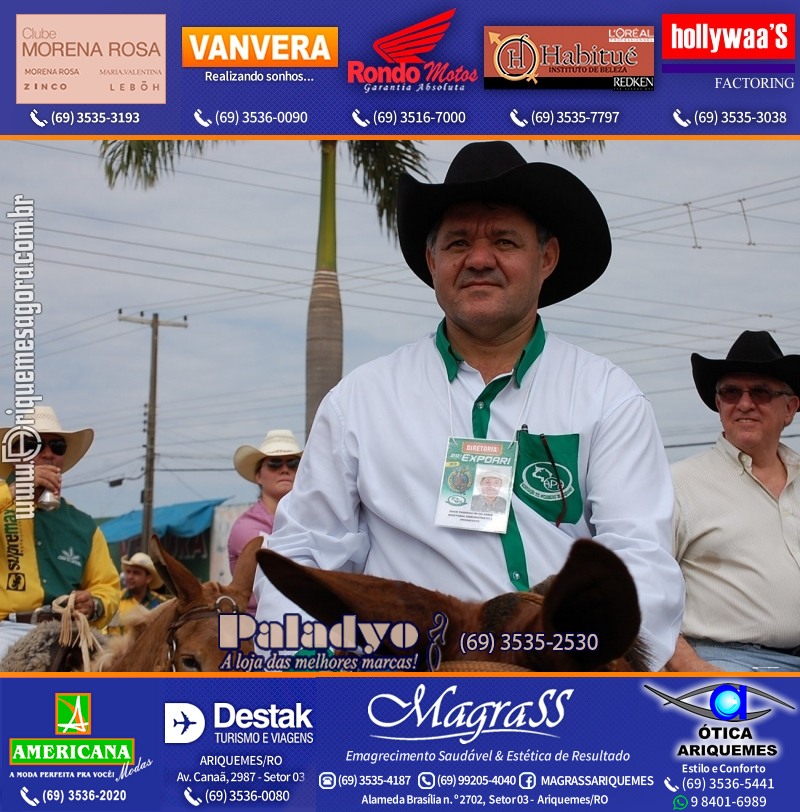 VAMOS LEMBRAR “Porque Recordar é Viver” – Cavalgada de 2012 da EXPOARI em Ariquemes