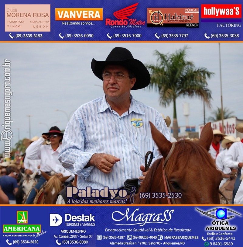 VAMOS LEMBRAR “Porque Recordar é Viver” – Cavalgada de 2012 da EXPOARI em Ariquemes
