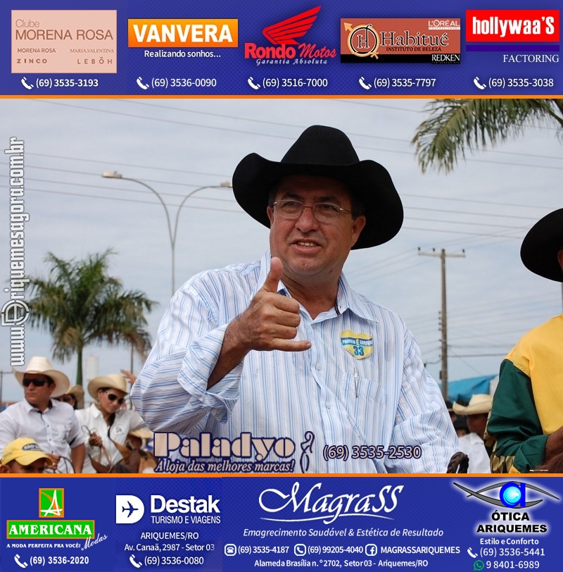 VAMOS LEMBRAR “Porque Recordar é Viver” – Cavalgada de 2012 da EXPOARI em Ariquemes