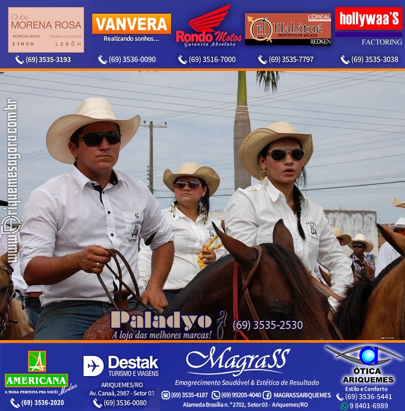 VAMOS LEMBRAR “Porque Recordar é Viver” – Cavalgada de 2012 da EXPOARI em Ariquemes
