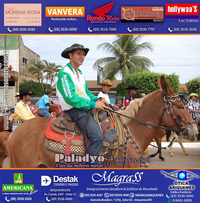 VAMOS LEMBRAR “Porque Recordar é Viver” – Cavalgada de 2012 da EXPOARI em Ariquemes