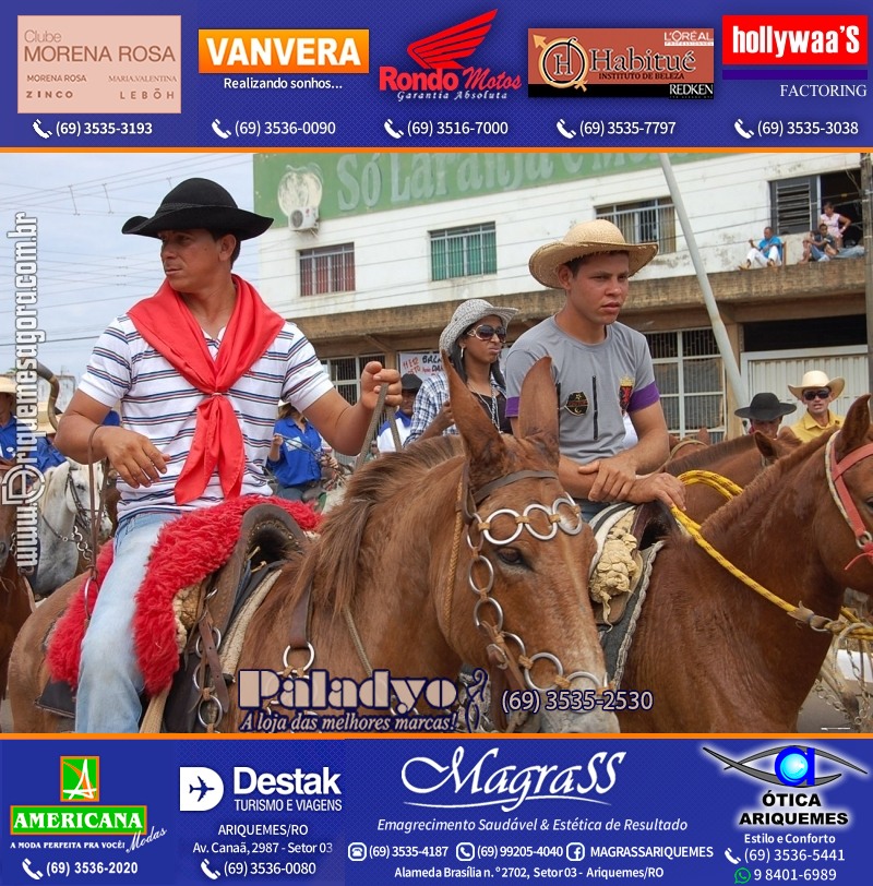 VAMOS LEMBRAR “Porque Recordar é Viver” – Cavalgada de 2012 da EXPOARI em Ariquemes
