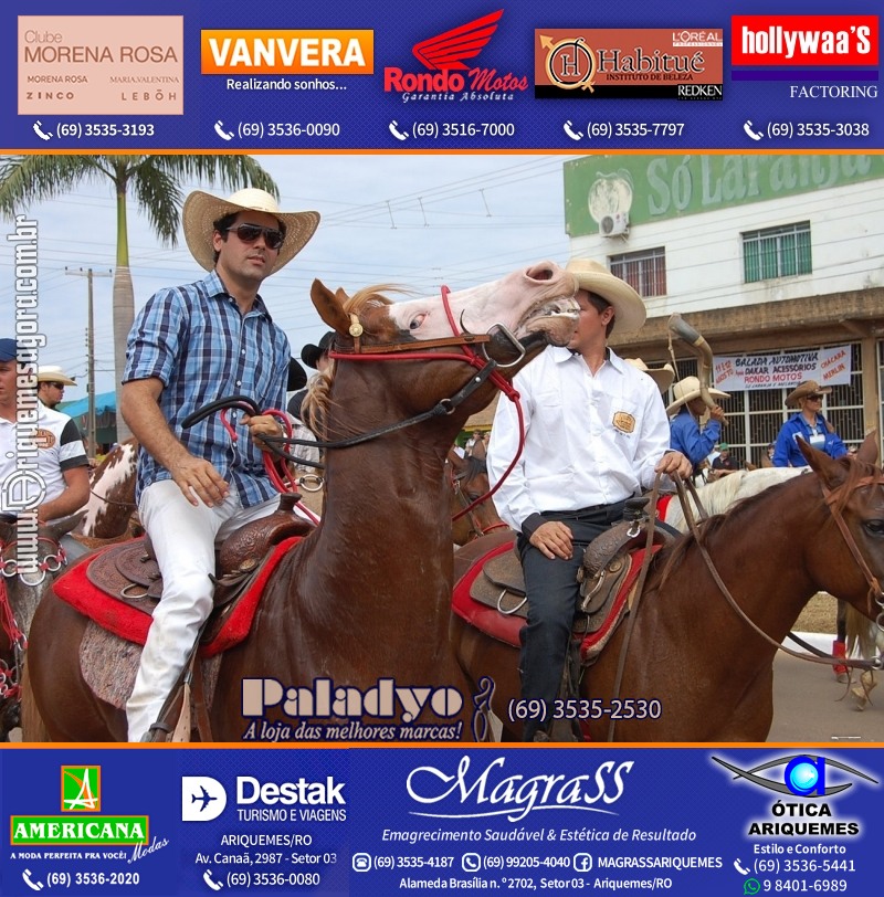 VAMOS LEMBRAR “Porque Recordar é Viver” – Cavalgada de 2012 da EXPOARI em Ariquemes