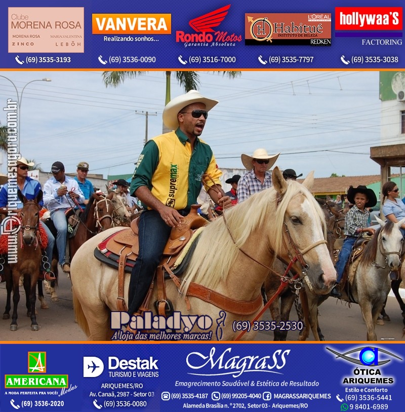 VAMOS LEMBRAR “Porque Recordar é Viver” – Cavalgada de 2012 da EXPOARI em Ariquemes