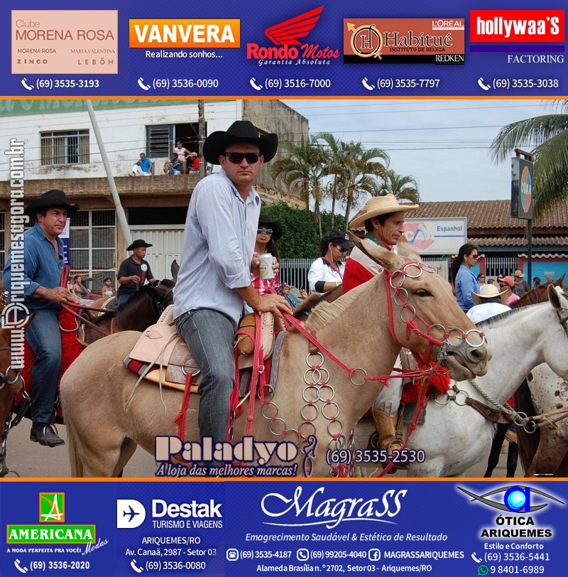 VAMOS LEMBRAR “Porque Recordar é Viver” – Cavalgada de 2012 da EXPOARI em Ariquemes