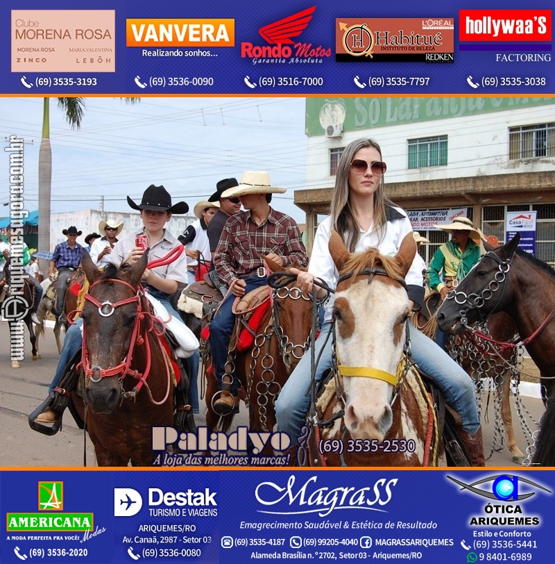 VAMOS LEMBRAR “Porque Recordar é Viver” – Cavalgada de 2012 da EXPOARI em Ariquemes