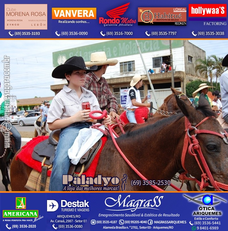 VAMOS LEMBRAR “Porque Recordar é Viver” – Cavalgada de 2012 da EXPOARI em Ariquemes