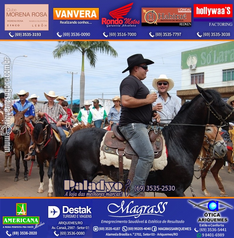 VAMOS LEMBRAR “Porque Recordar é Viver” – Cavalgada de 2012 da EXPOARI em Ariquemes