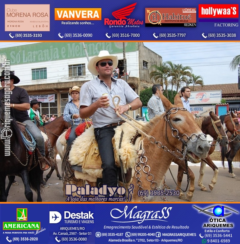 VAMOS LEMBRAR “Porque Recordar é Viver” – Cavalgada de 2012 da EXPOARI em Ariquemes