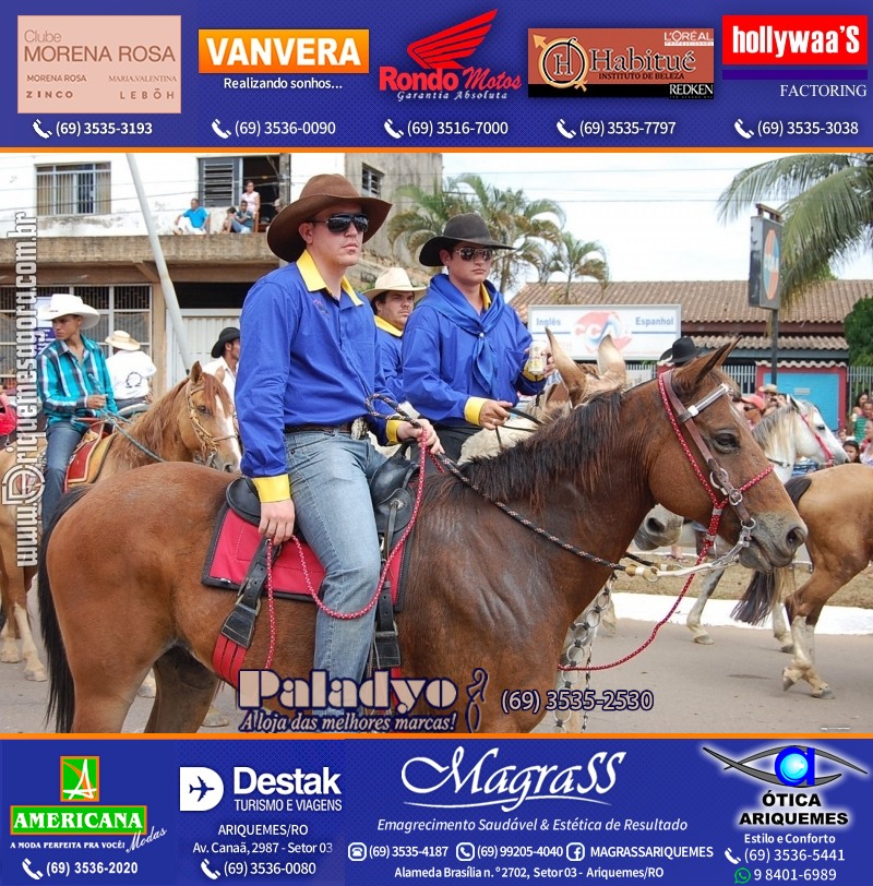 VAMOS LEMBRAR “Porque Recordar é Viver” – Cavalgada de 2012 da EXPOARI em Ariquemes