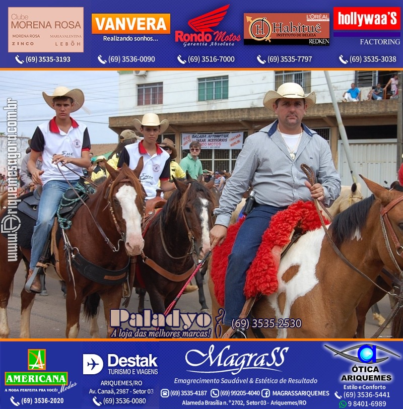VAMOS LEMBRAR “Porque Recordar é Viver” – Cavalgada de 2012 da EXPOARI em Ariquemes