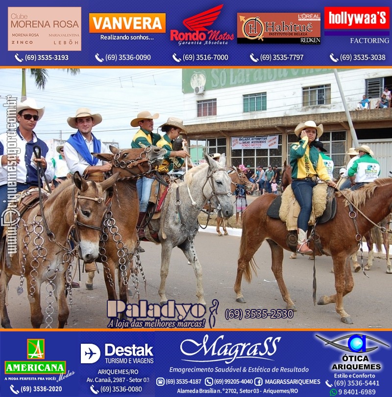 VAMOS LEMBRAR “Porque Recordar é Viver” – Cavalgada de 2012 da EXPOARI em Ariquemes