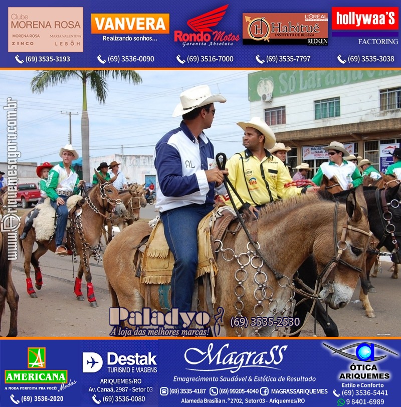 VAMOS LEMBRAR “Porque Recordar é Viver” – Cavalgada de 2012 da EXPOARI em Ariquemes