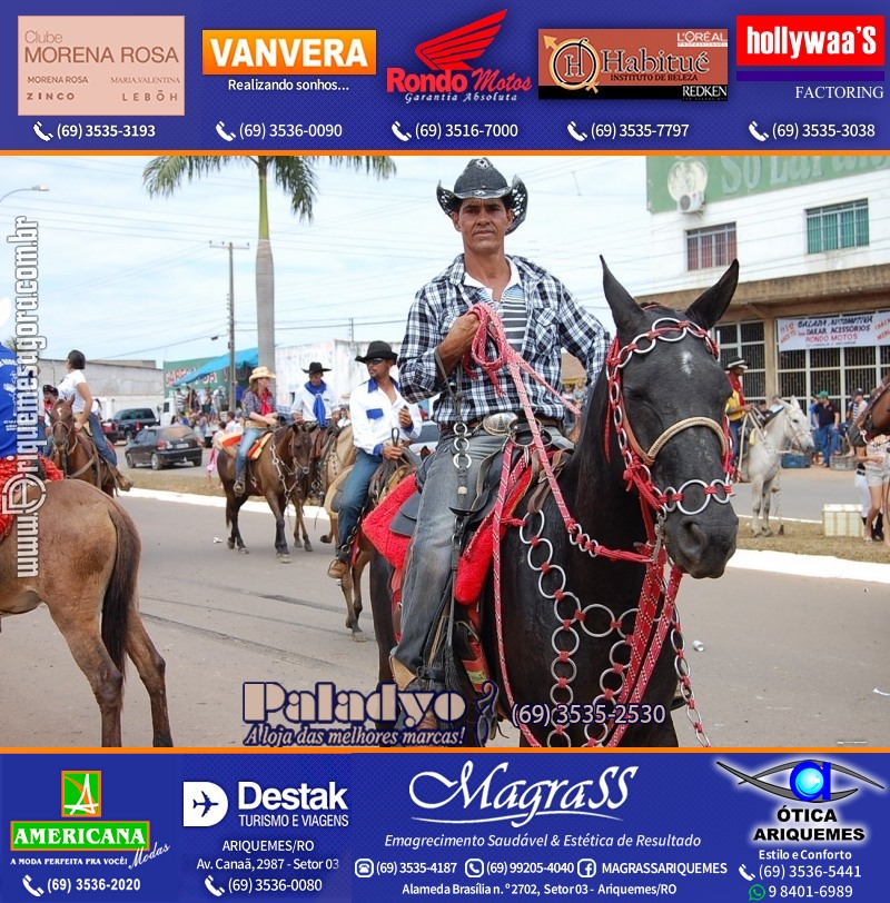 VAMOS LEMBRAR “Porque Recordar é Viver” – Cavalgada de 2012 da EXPOARI em Ariquemes