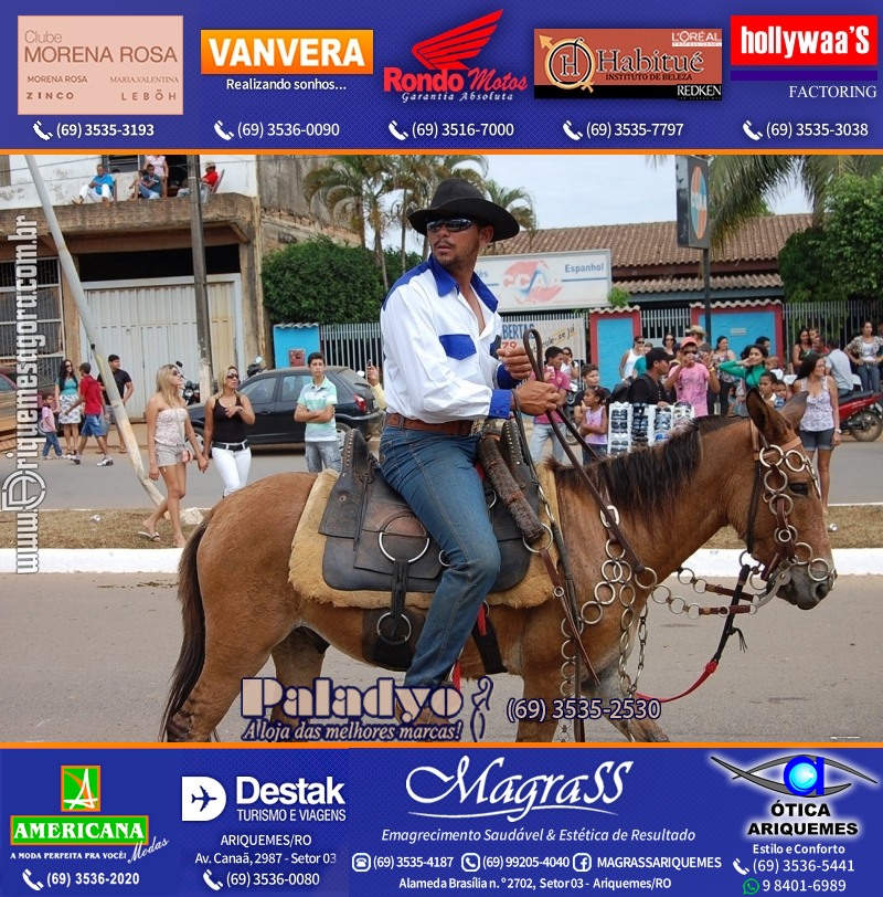 VAMOS LEMBRAR “Porque Recordar é Viver” – Cavalgada de 2012 da EXPOARI em Ariquemes