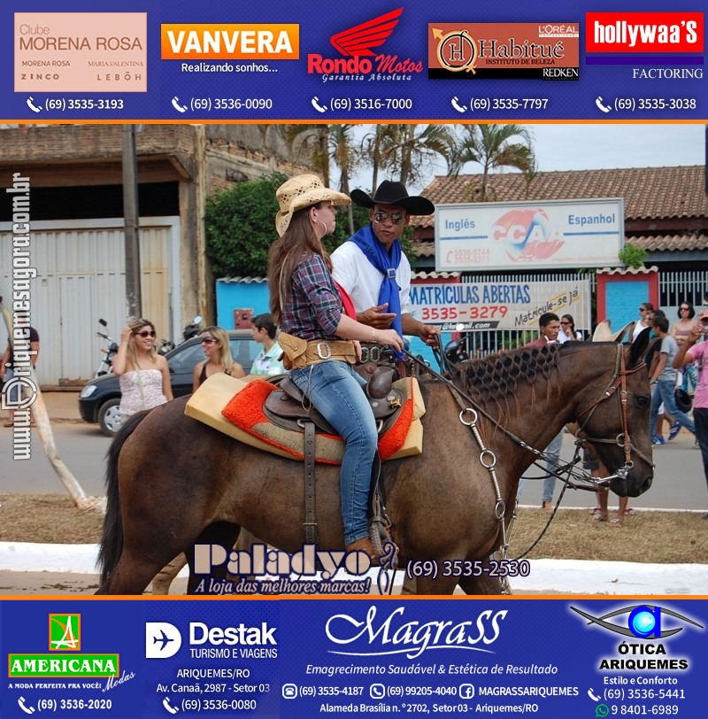 VAMOS LEMBRAR “Porque Recordar é Viver” – Cavalgada de 2012 da EXPOARI em Ariquemes