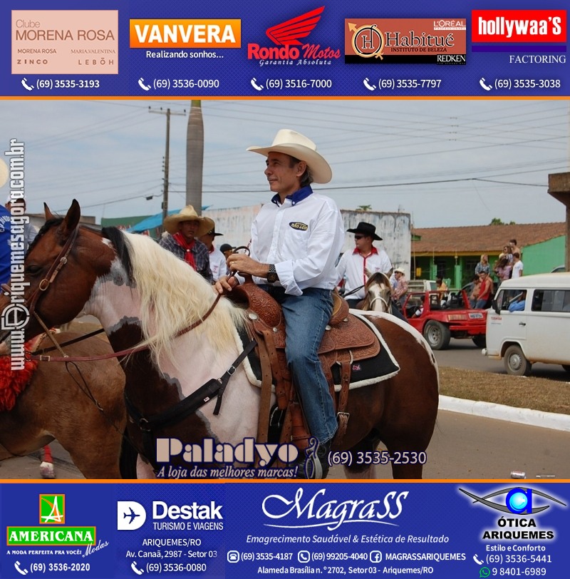 VAMOS LEMBRAR “Porque Recordar é Viver” – Cavalgada de 2012 da EXPOARI em Ariquemes