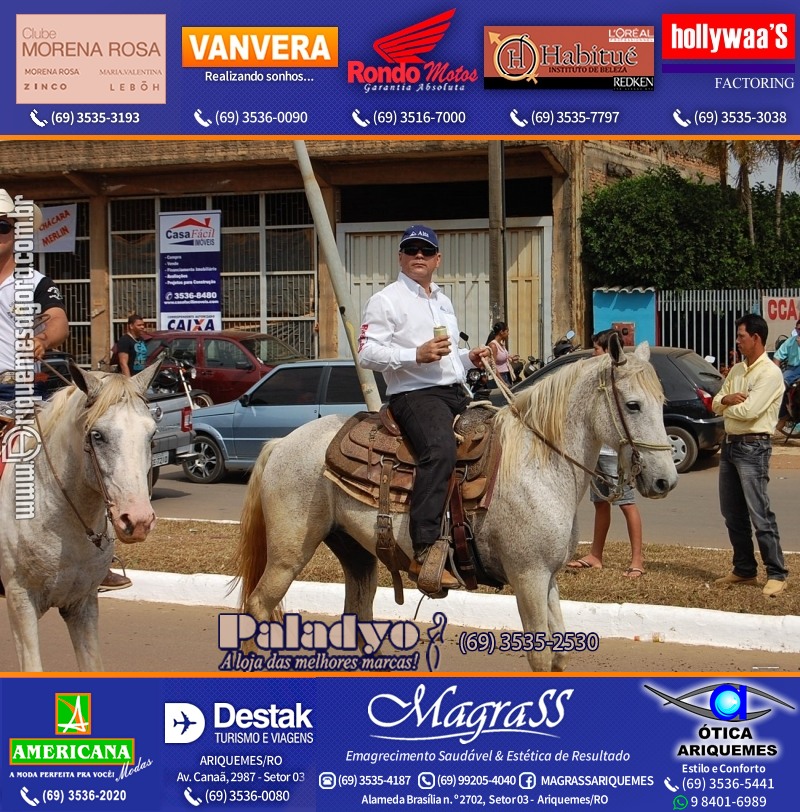 VAMOS LEMBRAR “Porque Recordar é Viver” – Cavalgada de 2012 da EXPOARI em Ariquemes