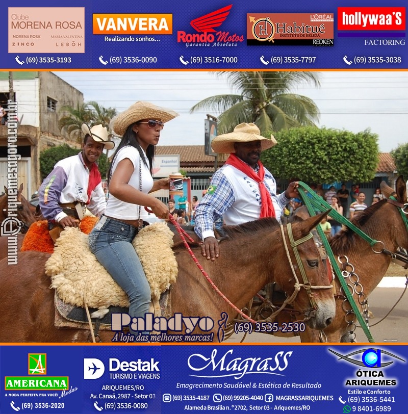 VAMOS LEMBRAR “Porque Recordar é Viver” – Cavalgada de 2012 da EXPOARI em Ariquemes