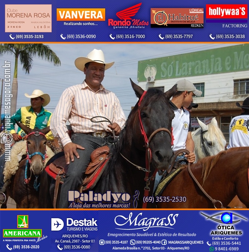 VAMOS LEMBRAR “Porque Recordar é Viver” – Cavalgada de 2012 da EXPOARI em Ariquemes