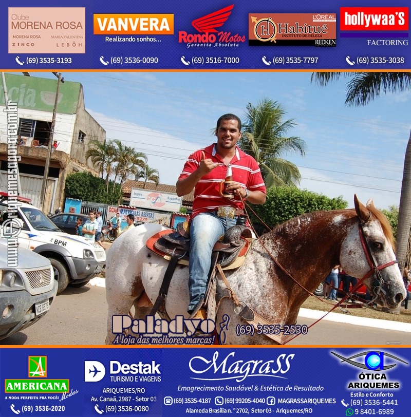 VAMOS LEMBRAR “Porque Recordar é Viver” – Cavalgada de 2012 da EXPOARI em Ariquemes