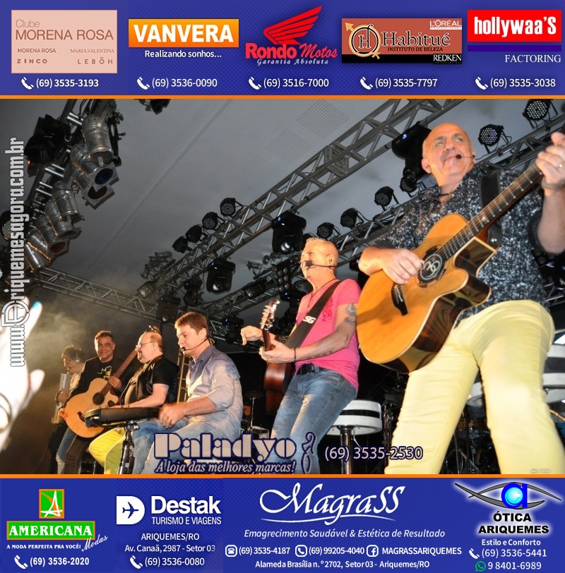 VAMOS REPRISAR do JANTAR ITALIANO com Show de Roupa Nova em Ariquemes